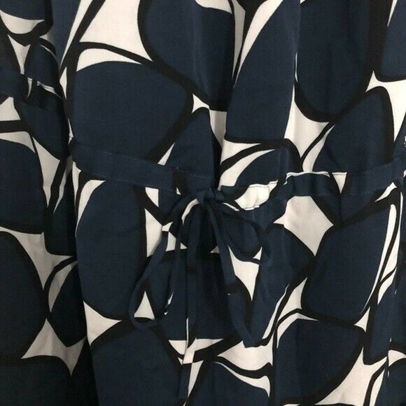 DVF Diane Von Fursterberg Edison Dress Blue Short Sleeve Silk Square Nec… - Picture 5 of 7